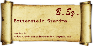 Bottenstein Szandra névjegykártya